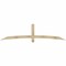 Ekena Millwork Bellingham Rough Sawn Timber Gable Bracket, Douglas Fir, 96"W x 24"H x 4"D x 4"F, 6/12 Pitch GBW096X24X0404BEL00RDF - alternate 1